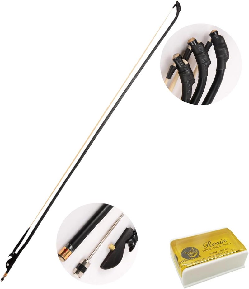 mocrcrel Professional Erhu Bow, Chinese Violin Bow，Erhu accessories, Chinese musical instrument accessories，Derived from horse tail hair (Style B) - Image 1